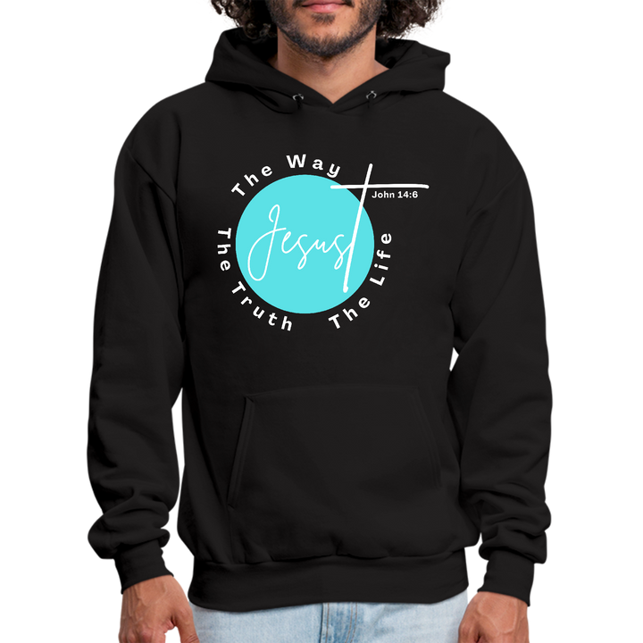 Mens Graphic Hoodie the Truth the Way the Life