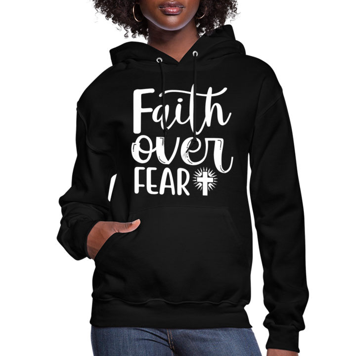 Womens Hoodie - Faith Over Fear