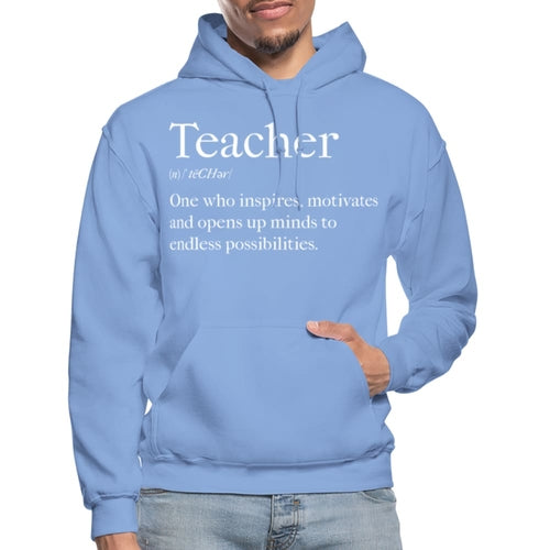 Mens Hoodie - Pullover Hooded Sweatshirt - Graphic/teachers Inspire