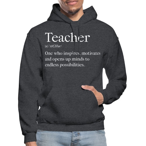 Mens Hoodie - Pullover Hooded Sweatshirt - Graphic/teachers Inspire