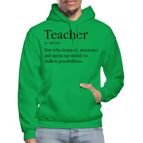 Mens Hoodie - Pullover Hooded Sweatshirt - Graphic/teachers Inspire