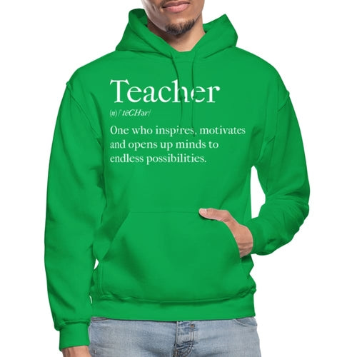 Mens Hoodie - Pullover Hooded Sweatshirt - Graphic/teachers Inspire