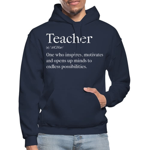 Mens Hoodie - Pullover Hooded Sweatshirt - Graphic/teachers Inspire