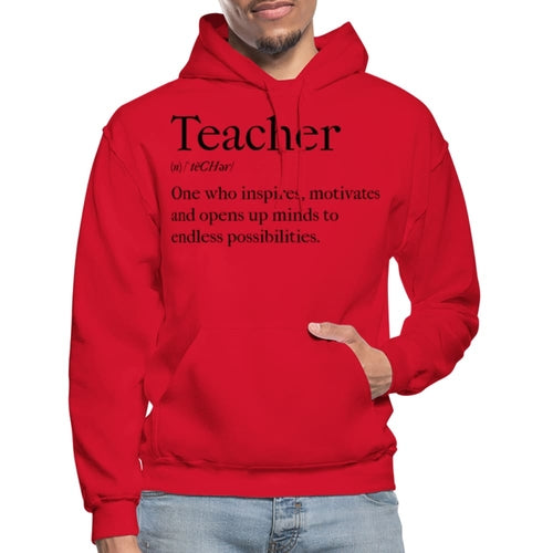 Mens Hoodie - Pullover Hooded Sweatshirt - Graphic/teachers Inspire