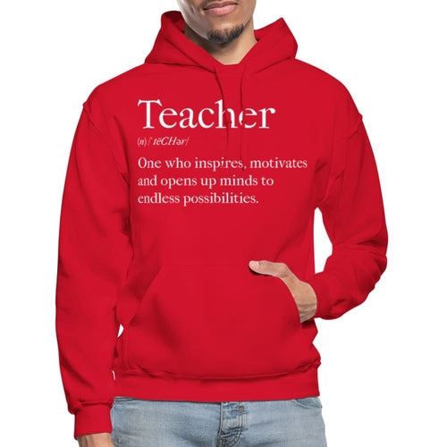 Mens Hoodie - Pullover Hooded Sweatshirt - Graphic/teachers Inspire