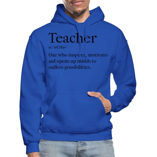 Mens Hoodie - Pullover Hooded Sweatshirt - Graphic/teachers Inspire