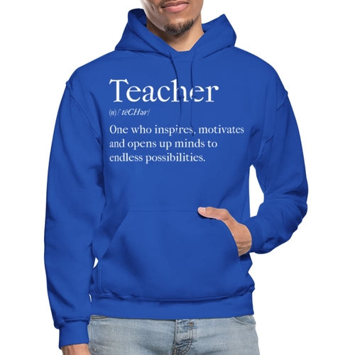 Mens Hoodie - Pullover Hooded Sweatshirt - Graphic/teachers Inspire