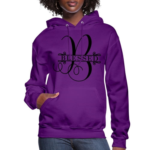 Womens Hoodie - Blessed - Sweatshirt