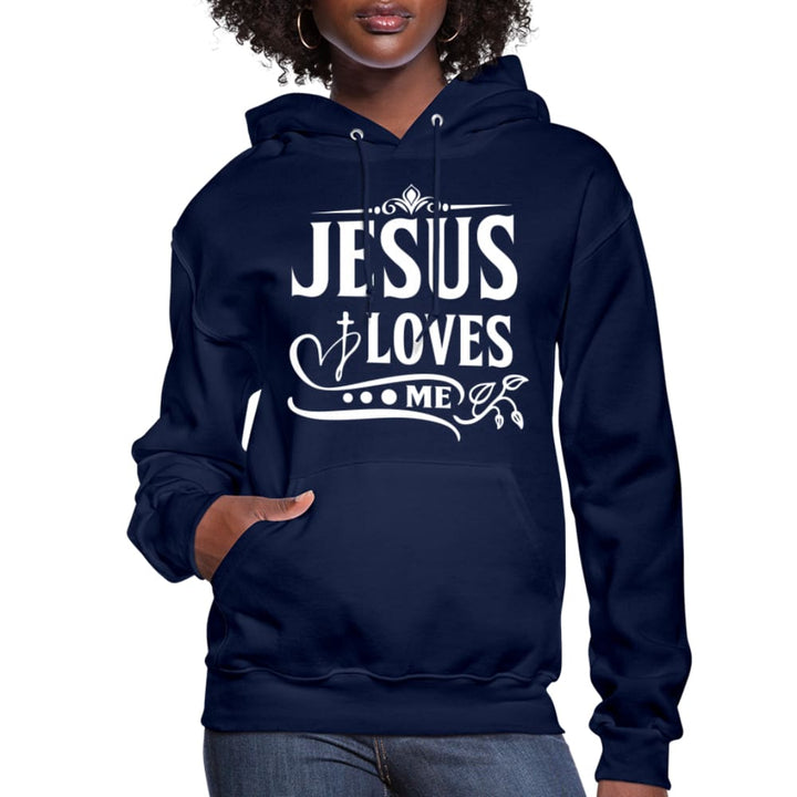 Womens Hoodie - Jesus Loves