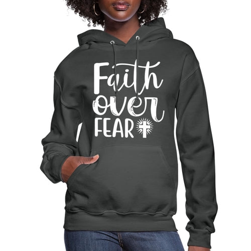 Womens Hoodie - Faith Over Fear