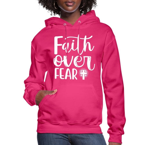 Womens Hoodie - Faith Over Fear