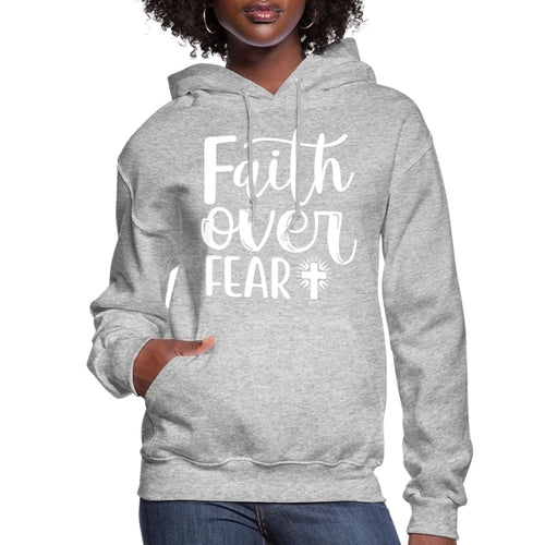 Womens Hoodie - Faith Over Fear