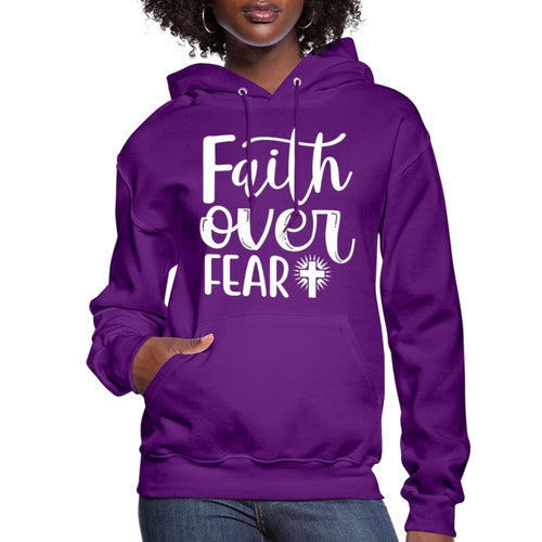Womens Hoodie - Faith Over Fear