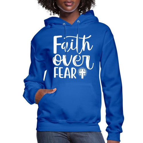 Womens Hoodie - Faith Over Fear